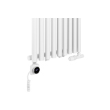 Grzejnik dekoracyjny Gilda GD1E 1800x531 biały