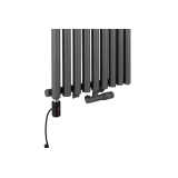 Grzejnik dekoracyjny Gilda GD1E 1800x531 grafit