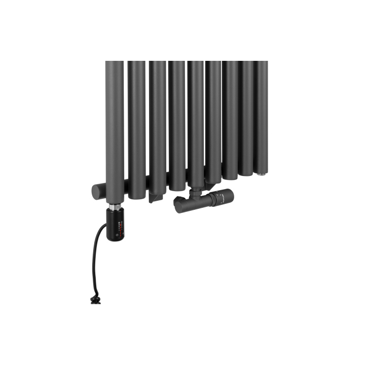 Grzejnik dekoracyjny Gilda GD1E 1800x531 grafit