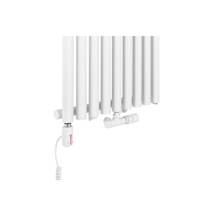 Grzejnik dekoracyjny Gilda GD1E 1800x531 biały