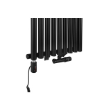 Grzejnik dekoracyjny Gilda GD1E 1800x531 czarny