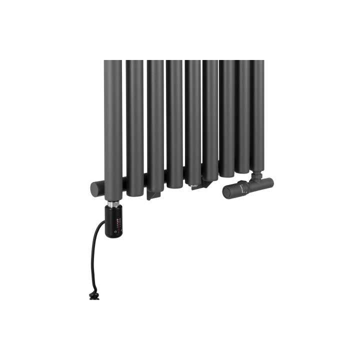 Grzejnik dekoracyjny Gilda GD1E 1800x531 grafit