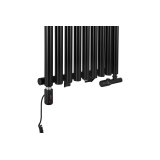 Grzejnik dekoracyjny Gilda GD1E 1800x531 czarny