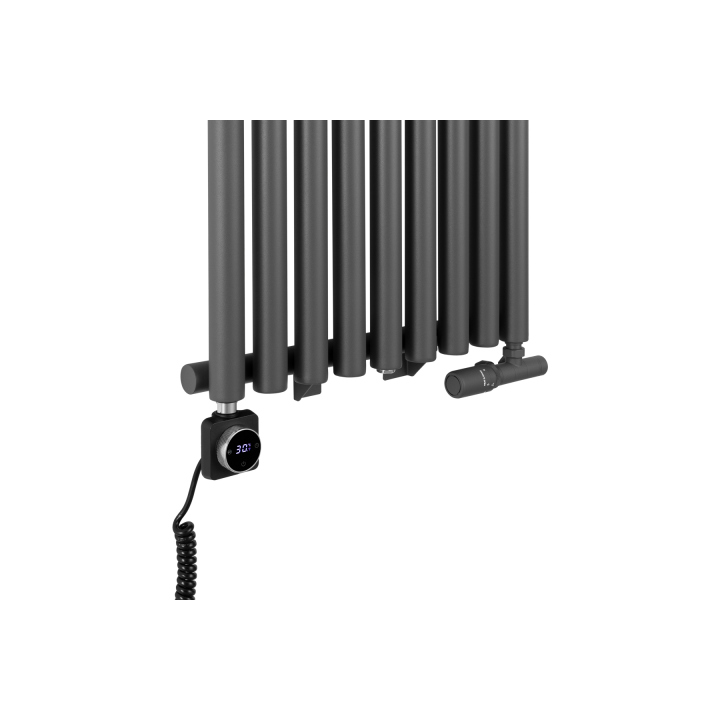 Grzejnik dekoracyjny Gilda GD1E 1800x531 grafit