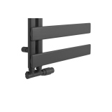 Grzejnik łazienkowy UCR-1442x500-D50L/P grafit