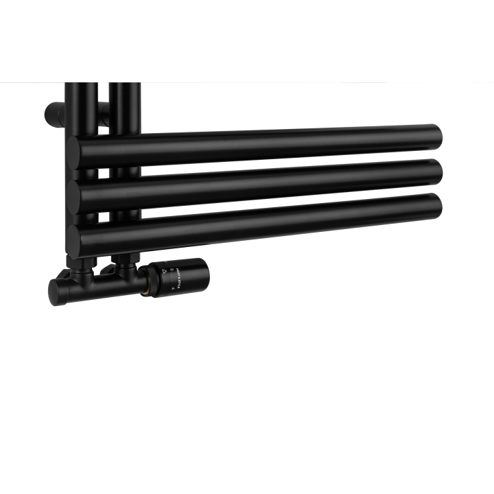 Grzejnik łazienkowy Zodiak 1147x500 czarny