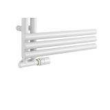 Grzejnik łazienkowy Zodiak 1147x500 biały mat