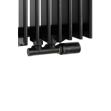 Grzejnik dekoracyjny Wild 1800x304 czarny