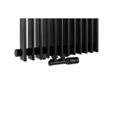 Grzejnik dekoracyjny Wild 1800x456 czarny