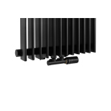 Grzejnik dekoracyjny Wild 1800x456 czarny