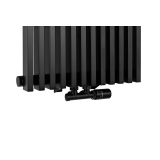 Grzejnik dekoracyjny Mild 1800x456 czarny