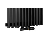 Grzejnik dekoracyjny Mild 1800x456 czarny