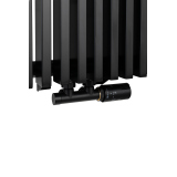 Grzejnik dekoracyjny Mild 1800x456 czarny