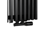 Grzejnik dekoracyjny Mild 1800x456 czarny