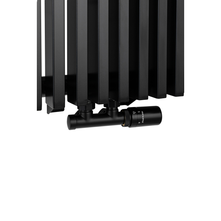Grzejnik dekoracyjny Mild 1800x456 czarny