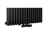 Grzejnik dekoracyjny Mild 1800x608 czarny