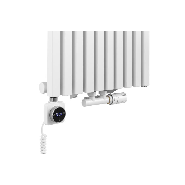 Grzejnik dekoracyjny Nomad ND1E 1800x450 biały