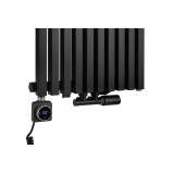 Grzejnik dekoracyjny Nomad ND1E 1800x450 czarny