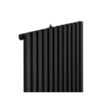 Grzejnik dekoracyjny Nomad ND1E 1800x540 czarny