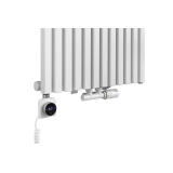 Grzejnik dekoracyjny Nomad ND1E 1800x540 biały