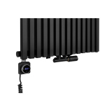 Grzejnik dekoracyjny Nomad ND1E 1800x630 czarny