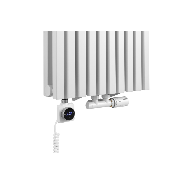 Grzejnik dekoracyjny Nomad ND2E 1800x450 biały