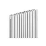 Grzejnik dekoracyjny Nomad ND2E 1800x630 biały