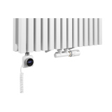 Grzejnik dekoracyjny Nomad ND2E 1800x630 biały