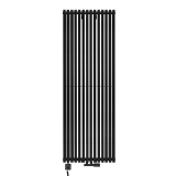 Grzejnik dekoracyjny Nomad ND2E 1800x630 czarny