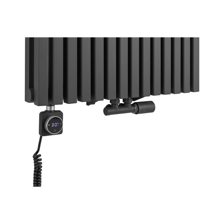 Grzejnik dekoracyjny Nomad ND2E 1800x630 grafit