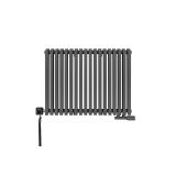 Grzejnik dekoracyjny poziomy Nomad 600x810 grafit