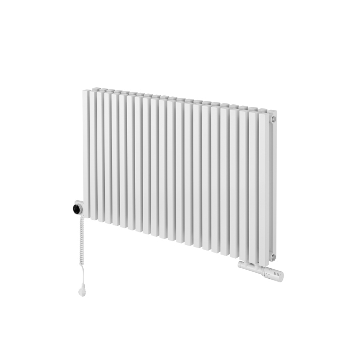 Grzejnik dekoracyjny poziomy Nomad 600x990 biały