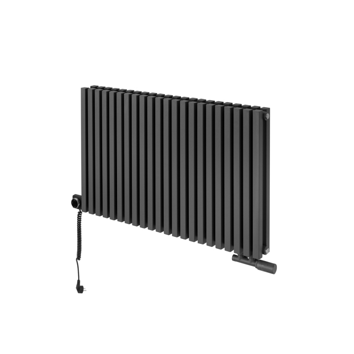 Grzejnik dekoracyjny poziomy Nomad 600x990 grafit