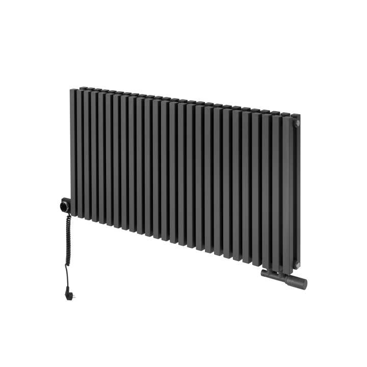 Grzejnik dekoracyjny poziomy Nomad 600x1170 grafit