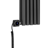 Grzejnik dekoracyjny poziomy Nomad 600x990 grafit