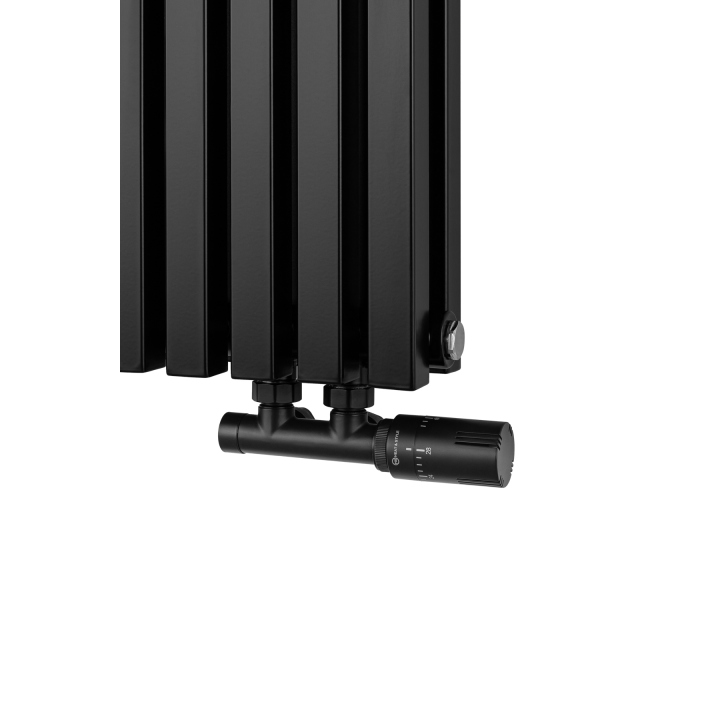 Grzejnik dekoracyjny poziomy Nomad 600x990 czarny