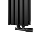 Grzejnik dekoracyjny poziomy Nomad 600x990 czarny