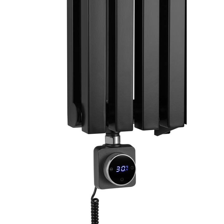 Grzejnik dekoracyjny Nomad ND2E 1800x630 czarny