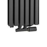 Grzejnik dekoracyjny Nomad ND2E 1800x450 grafit