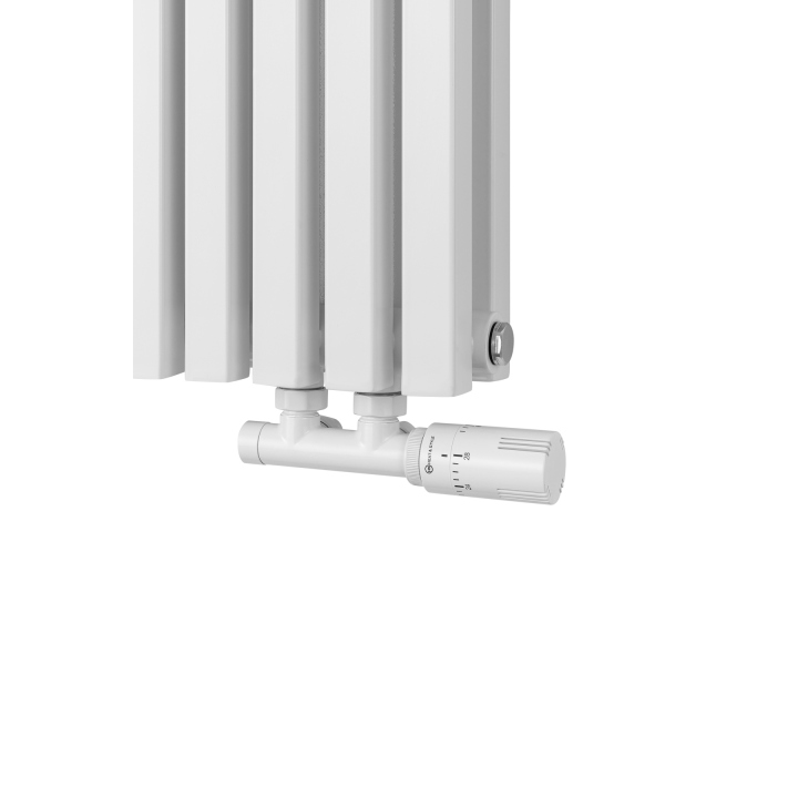 Grzejnik dekoracyjny poziomy Nomad 600x1170 biały