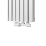 Grzejnik dekoracyjny poziomy Nomad 600x810 biały