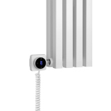 Grzejnik dekoracyjny poziomy Nomad 600x630 biały