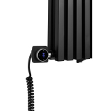 Grzejnik dekoracyjny poziomy Nomad 600x810 czarny