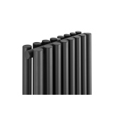 Grzejnik dekoracyjny Gilda GD2E 1800x472 grafit