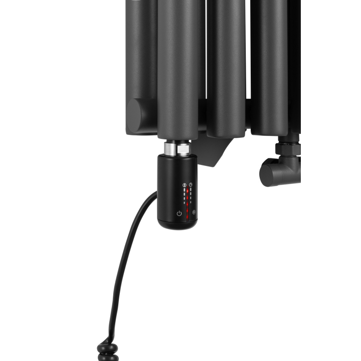 Grzejnik dekoracyjny Gilda GD2E 1800x472 grafit