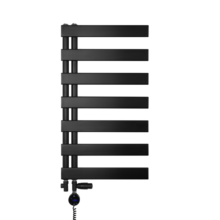 Grzejnik łazienkowy UCR-900x500-D50L/P czarny