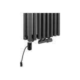 Grzejnik dekoracyjny Gilda GD2E 1800x472 grafit