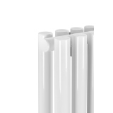 Grzejnik dekoracyjny Gilda GD2E 1800x472 biały