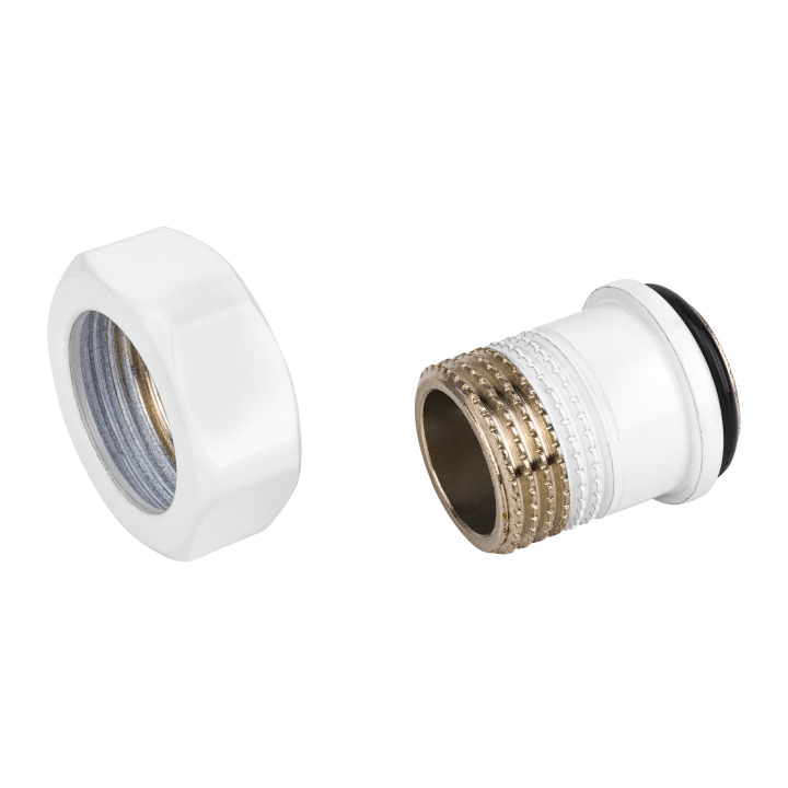 Złączka zaciskowa GW 3/4 x GZ 1/2 biała