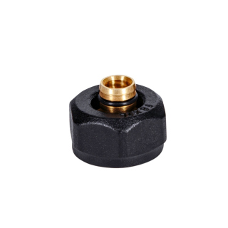 Złączka zaciskowa GW 3/4 x PEX16x2 czarny mat